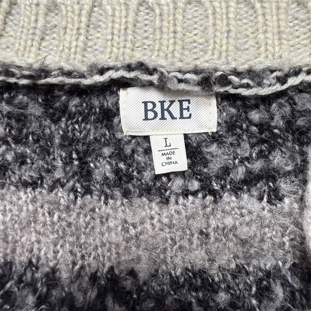 BKE Women's Nubby Striped Cardigan Sweater - Picture 2 of 7